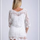 Croche Transparente Pluma