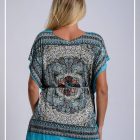 Blusa con cinturón y piedras