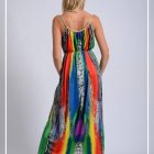 Vestido Arcoiris Dorado