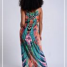 Vestido Arcoiris Dorado