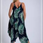 Vestido picos palmeras