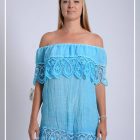 Vestido Manga sin Cordón