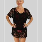 Blusa croche con mariposa