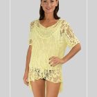Blusa croche con mariposa