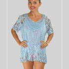 Blusa croche con mariposa