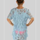 Blusa croche con mariposa