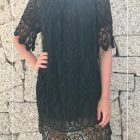 Vestido Croche Mangas