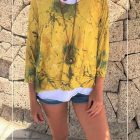Blusa Doble Splash con Collar