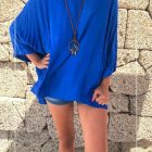 Blusa Manga Larga con Collar