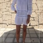 Camisola con Inserto de Croche