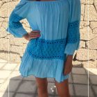 Camisola con Inserto de Croche