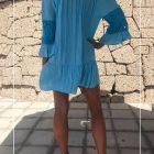 Camisola con Inserto de Croche