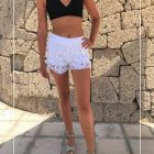 Short Croché Flecos