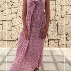 Vestido Largo con Nudo