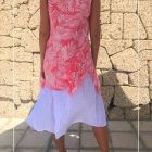 Vestido sin Mangas en 2 Capas