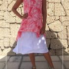 Vestido sin Mangas en 2 Capas