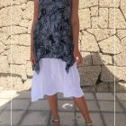 Vestido sin Mangas en 2 Capas