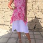 Vestido sin Mangas en 2 Capas