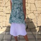 Vestido sin Mangas en 2 Capas