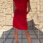 V Neck Linen Dress