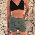 Short Croché Flecos