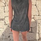 Sleeveless Pleat Blouse