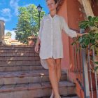 Vestido Camisero Beige