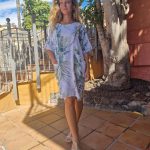 Vestido Lino Floral